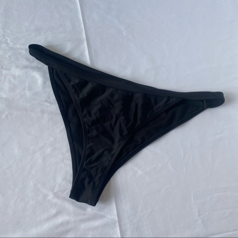 Black bikini bottom